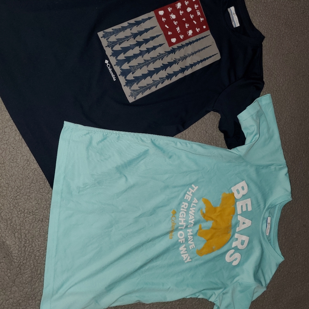 Boys 10-12 Bundle of two Columbia shirts